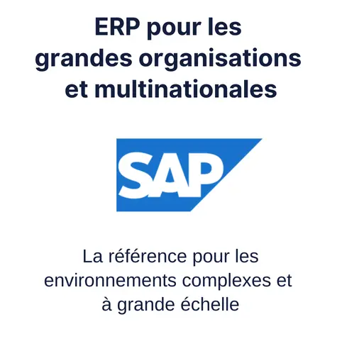SAP pour les grandes entreprises Offre SAP chez AMEXIO ERP